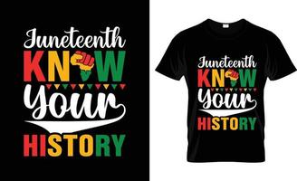 conception de t-shirt juneteenth, slogan de t-shirt juneteenth et conception de vêtements, typographie juneteenth, vecteur juneteenth, uneteenth illustration