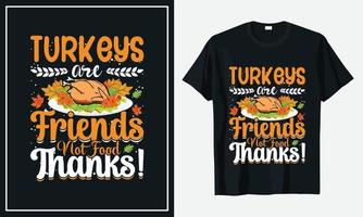 impression de vecteur de conception de t-shirt de thanksgiving