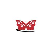 papillon illustration image vectorielle conception d'icône vecteur