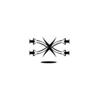 symbole d'icône d'image d'illustration vectorielle d'épée vecteur