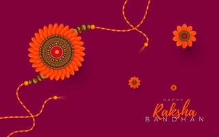 conception heureuse de raksha bandhan vecteur