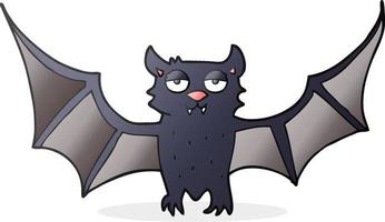 chauve-souris d'halloween de dessin animé vecteur