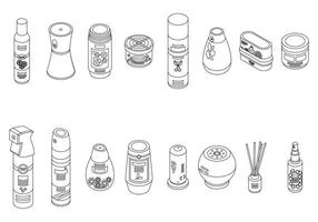 icône de désodorisant, style isométrique vecteur