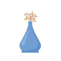 vase à fleurs. illustration de dessin animé de vecteur. vecteur