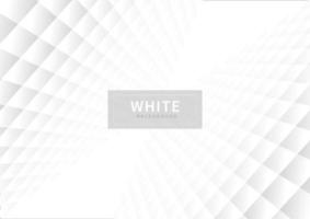 motif carré géométrique perspective blanche et grise vecteur