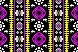 belle broderie.motif oriental ethnique géométrique style traditionnel .aztec, abstrait, vecteur, illustration.design pour la texture, le tissu, les vêtements, l'emballage, la mode, le tapis, l'impression. vecteur