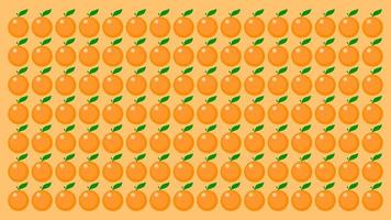 motif de fond orange vecteur