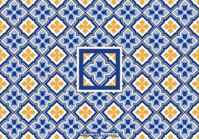 Forme géométrique d'azulejo à vecteur libre