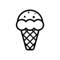 modèles de conception de vecteur d'icône de crème glacée