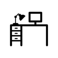 modèles de conception de vecteur d'icône de table