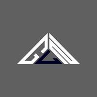 création de logo de lettre gln avec graphique vectoriel, logo gln simple et moderne en forme de triangle. vecteur