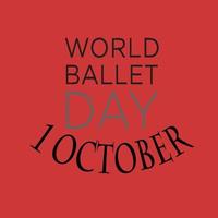 illustrations réalisées pour la journée internationale du ballet qui a lieu le 1er octobre 2022. ces dessins sont réalisés dans un motif noir vecteur