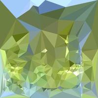 fond de polygone faible abstrait vert limerick vecteur