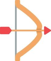 icône plate arc vecteur