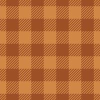 motif sans couture à carreaux de buffle marron. illustration vectorielle de fond à carreaux. vecteur