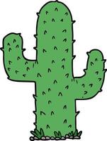 cactus de dessin animé de vecteur