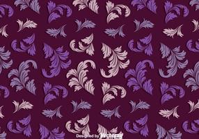 Motif violet vintage acanthus vecteur