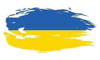 fané splash coloré ukraine abstrait grungy drapeau vecteur