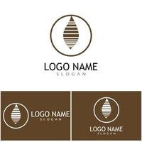 conception de vecteur de logo illustration cocon
