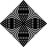 motif de motif demi-cercle harmonieux pour élément orné, de décoration ou de conception graphique. illustration vectorielle vecteur
