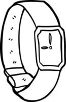 montre-bracelet de dessin animé vecteur
