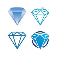 icône de vecteur de modèle de logo de diamant