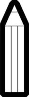 illustration d'icône vectorielle d'un crayon vecteur
