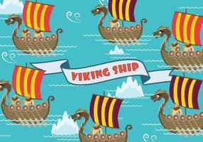 Illustration Viking Ship gratuite vecteur