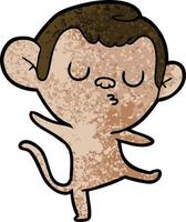 personnage de singe de dessin animé vecteur