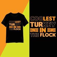 vecteur de conception de t-shirt typographie thanksgiving day