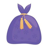 coffret cadeau chuseok violet vecteur