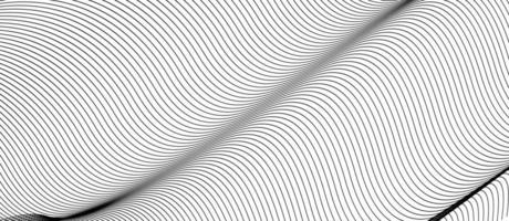 ligne mince minimaliste. ligne ronde abstraite. modèle de lignes. lignes rondes minimales arrière-plan abstrait technologie futuriste. bannière d'art numérique de vecteur