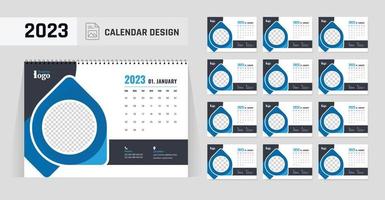 modèle de conception de calendrier 2023 vecteur