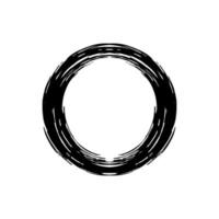 symbole d'icône de cercle zen. illustration zen pour logo, cadre d'art, illustration d'art, site Web ou élément de conception graphique. illustration vectorielle vecteur