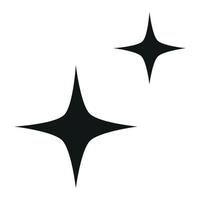 icône de style groovy rétro étoiles. illustration vectorielle vecteur