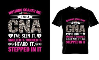 conception de t-shirt cna, slogan de t-shirt cna et conception de vêtements, typographie cna, vecteur cna, illustration cna