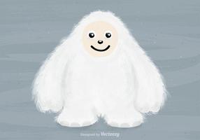 Caractère Yeti Vector Free