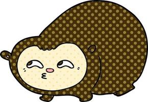 personnage de dessin animé wombat vecteur