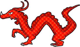 personnage de dragon de dessin animé vecteur
