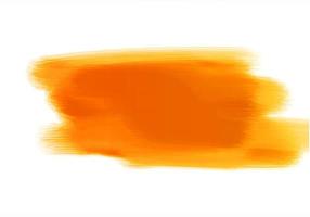 pinceau aquarelle abstraite orange peint vecteur