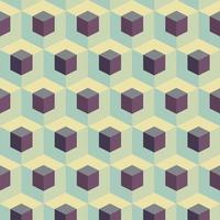 motif géométrique abstrait cubes vecteur