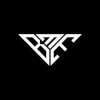 conception créative du logo bme letter avec graphique vectoriel, logo bme simple et moderne en forme de triangle. vecteur
