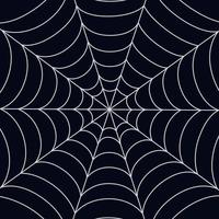 fond de toile d'araignée pour halloween. fond d'écran symétrique sombre halloween. illustration vectorielle vecteur