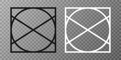 ne pas sécher l'icône, illustration vectorielle, design plat vecteur