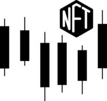 icônes nft logo nft illustration vectorielle nft vecteur