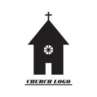 création vectorielle d'icône de logo d'église, ce vecteur peut être utilisé pour les logos, icônes, bannières et autres