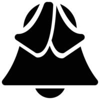 icône de la cloche, thème de Pâques vecteur