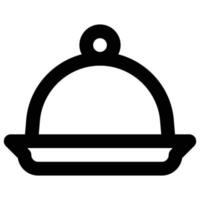 icône de la cloche, thème du voyage vecteur