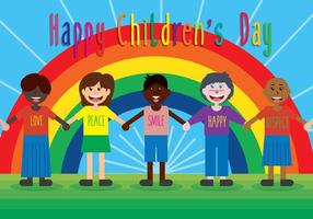 Fond de vecteur Happy Children Day