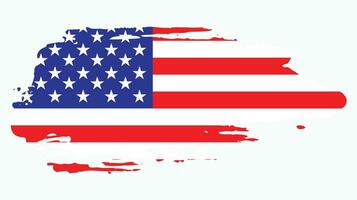 vecteur de drapeau abstrait texture grunge américain coloré